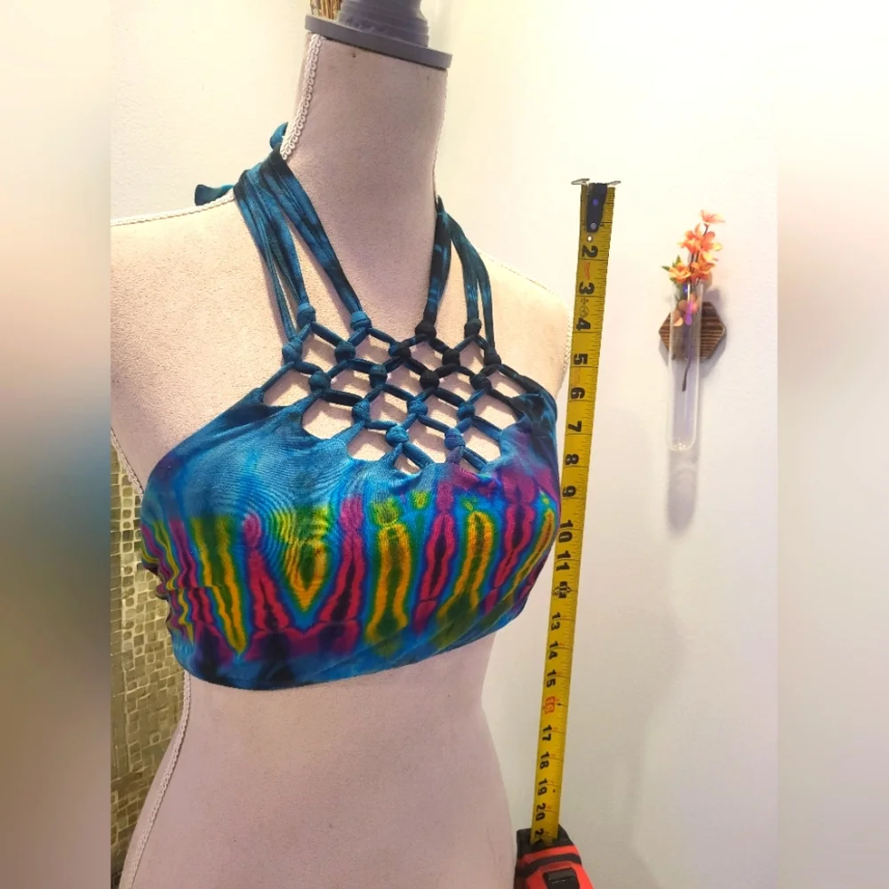 NWOT- Tye Dye Halter Top - Picture 4 of 10